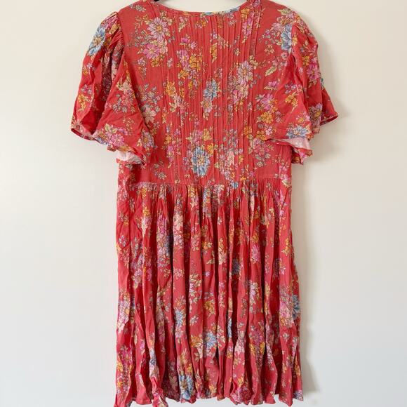 SPELL AND THE GYPSY COLLECTIVE Meadowland Flutter Sleeve Mini Dress Small - Picture 8 of 11